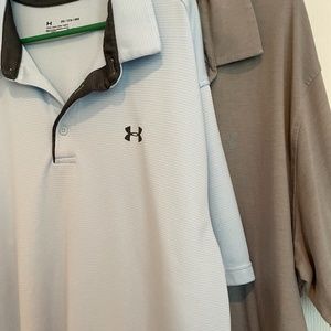 2 Underarmour Men’s Polos - image 1